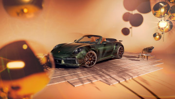 Картинка автомобили porsche 911 turbo-s cabriolet heritage design