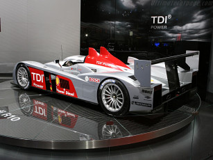 Картинка audi r10 автомобили выставки уличные фото