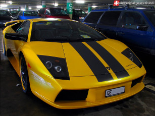 Картинка lamborghini murcielago автомобили выставки уличные фото