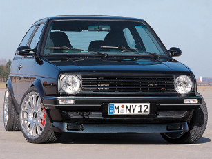 Картинка volkswagen golf автомобили