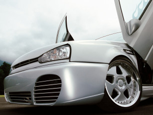 Картинка volkswagen golf автомобили фрагменты автомобиля