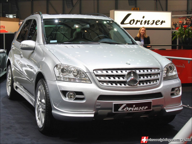 Обои картинки фото lorinser, mercedes, ml, w164, автомобили, benz