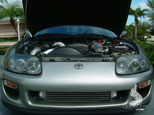 Обои картинки фото toyota, supra, автомобили, двигатели