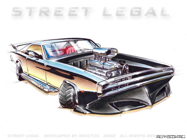 Обои картинки фото рисованные, авто, мото