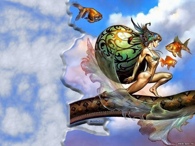 Обои картинки фото фэнтези, девушки