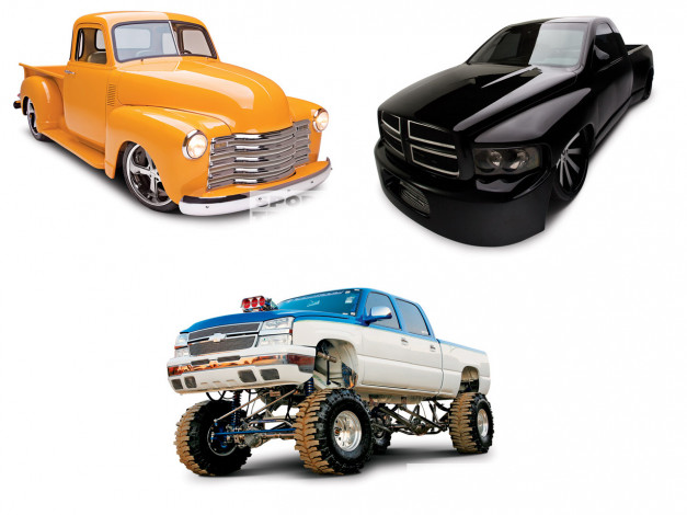 Обои картинки фото автомобили, custom, pick, up