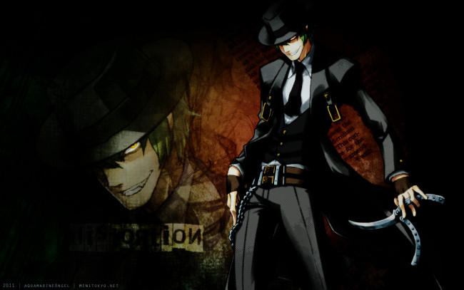 Обои картинки фото hazama, аниме, blazblue