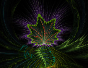 Картинка 3д графика fractal фракталы цвета фон