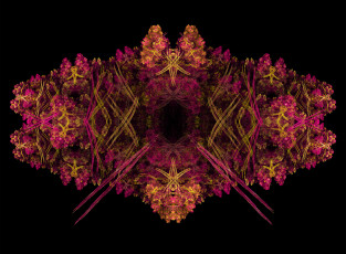 Картинка 3д графика fractal фракталы фон цвета