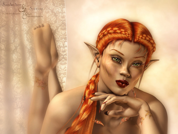 Обои картинки фото 3д, графика, elves, эльфы, эльф