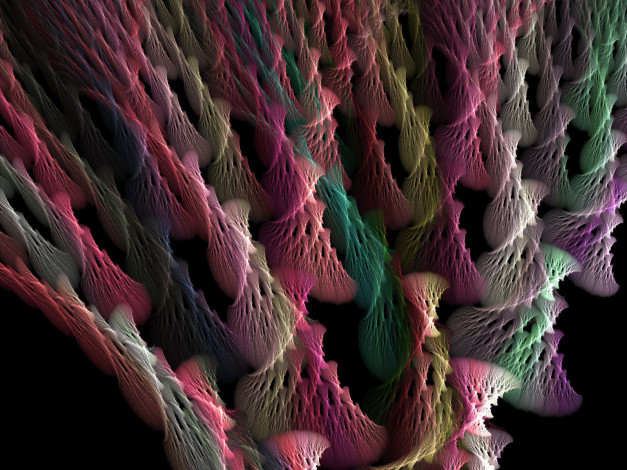 Обои картинки фото 3д, графика, fractal, фракталы, цвета, фон