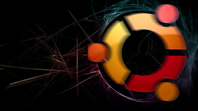 Обои картинки фото компьютеры, ubuntu, linux, фон, логотип