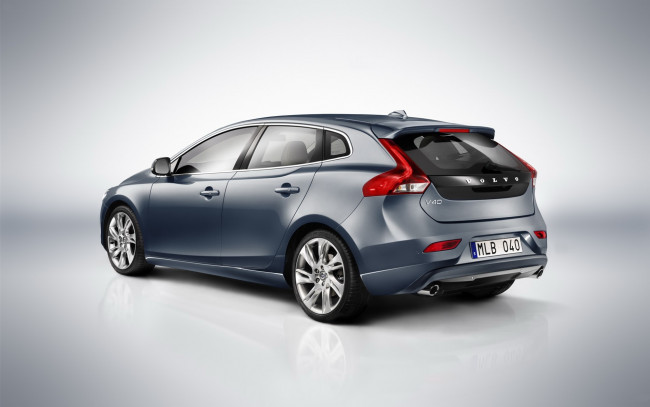 Обои картинки фото volvo, v40, 2013, автомобили