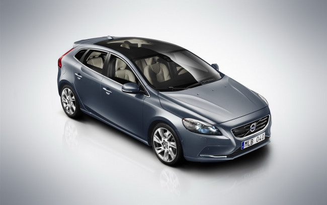 Обои картинки фото volvo, v40, 2013, автомобили