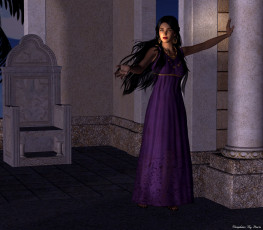 Картинка 3д графика people люди комната девушка