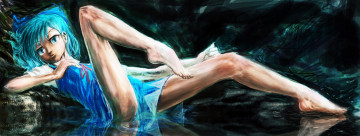 Картинка аниме touhou сарафан