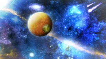 Картинка космос арт планеты