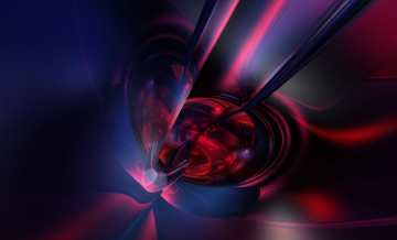 Картинка 3д графика fractal фракталы цвета узор