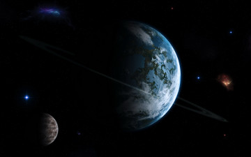 Картинка космос арт планета