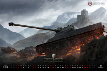 Картинка календари видеоигры танк
