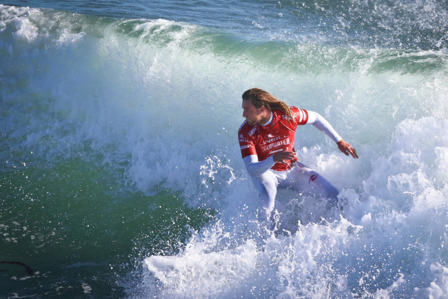 Обои картинки фото спорт, серфинг, серфер, доска, волна, океан