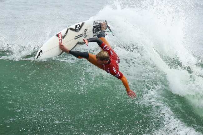 Обои картинки фото спорт, серфинг, волна, доска, серфер, океан