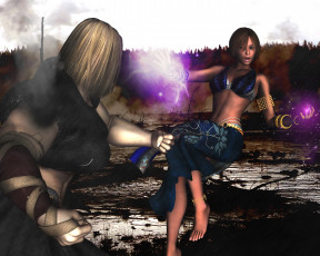 Картинка 3д+графика фантазия+ fantasy магия фон взгляд девушки