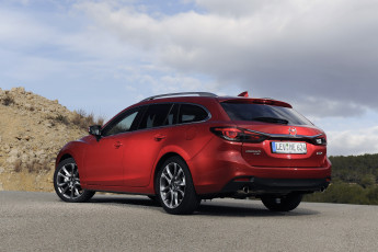 обоя автомобили, mazda, красный, 2015г, wagon, gj, mazda6