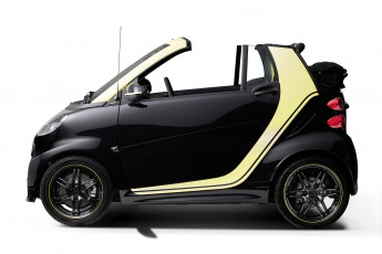 обоя автомобили, smart, 2015г, c451, cabrio, moscot, fortwo