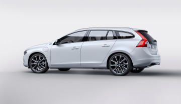 обоя автомобили, volvo, светлый, 2015г, engine, twin, v60