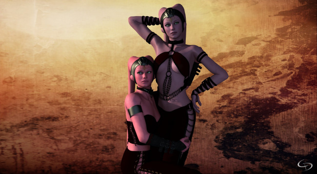 Обои картинки фото 3д графика, существа , creatures, фон, халки, взгляд