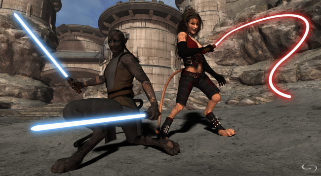 Обои картинки фото 3д графика, существа , creatures, оружие, фон, взгляд, халки