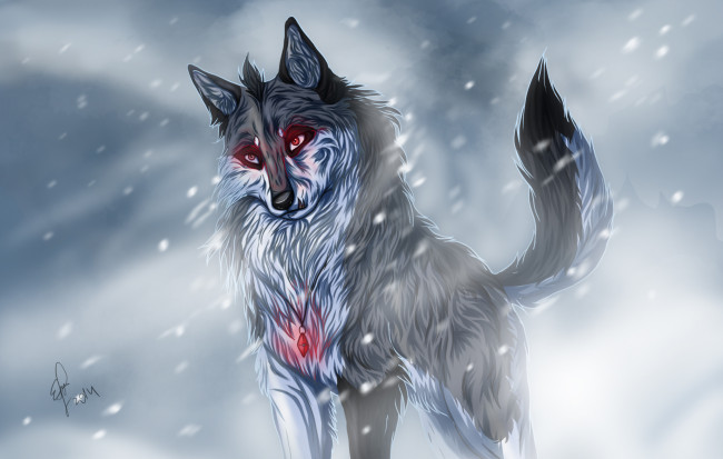 Обои картинки фото рисованное, животные,  собаки, взгляд, собаки