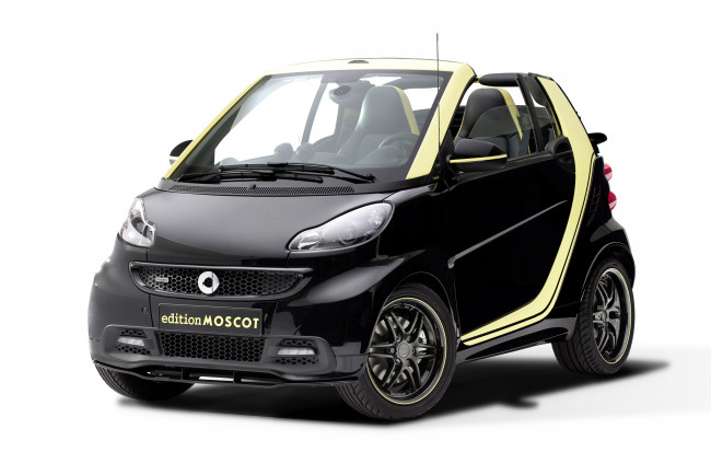 Обои картинки фото автомобили, smart, 2015г, fortwo, moscot, cabrio, c451