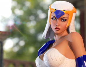 Картинка 3д+графика фантазия+ fantasy девушка взгляд фон