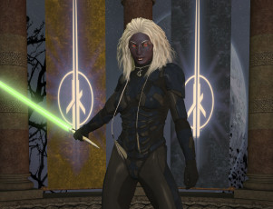 Картинка 3д+графика фантазия+ fantasy взгляд девушка фон