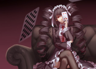 Картинка аниме danganronpa celestia ludenberg
