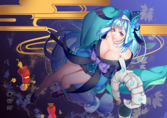 Картинка аниме onmyouji aoandon