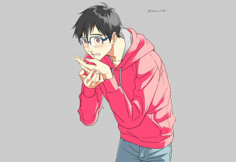 Картинка аниме yuri+on+ice katsuki yuuri