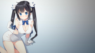 Картинка аниме danmachi гестия