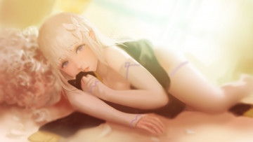 Картинка аниме re +zero+kara+hajimeru+isekai+seikatsu emilia