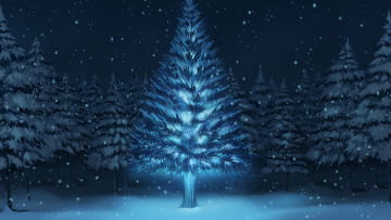 Картинка аниме sword+art+online лес