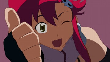 Картинка аниме tengen+toppa+gurren-lagann yoko littner