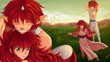 Картинка аниме yu+yu+hakusho kurama