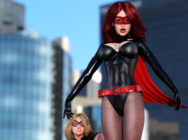 Обои картинки фото 3д графика, фантазия , fantasy, девушка, взгляд, фон