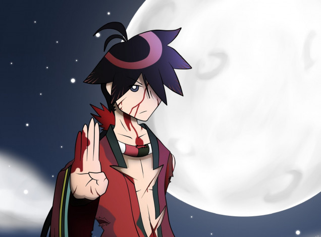 Обои картинки фото аниме, katanagatari, yasuri, shichika