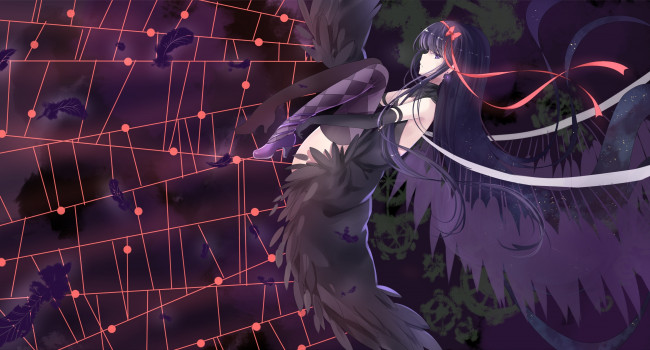 Обои картинки фото аниме, mahou shoujo madoka magika, девушка