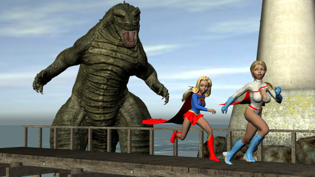 Обои картинки фото 3д графика, фантазия , fantasy, девушки, взгляд, фон