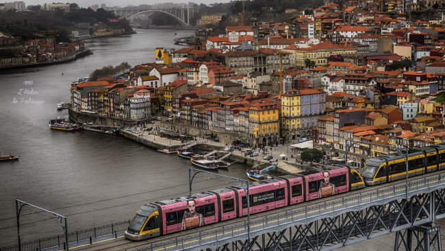 Обои картинки фото города, - панорамы, река, дома