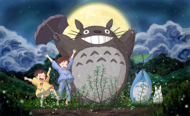 Обои картинки фото аниме, животные,  существа, totoro